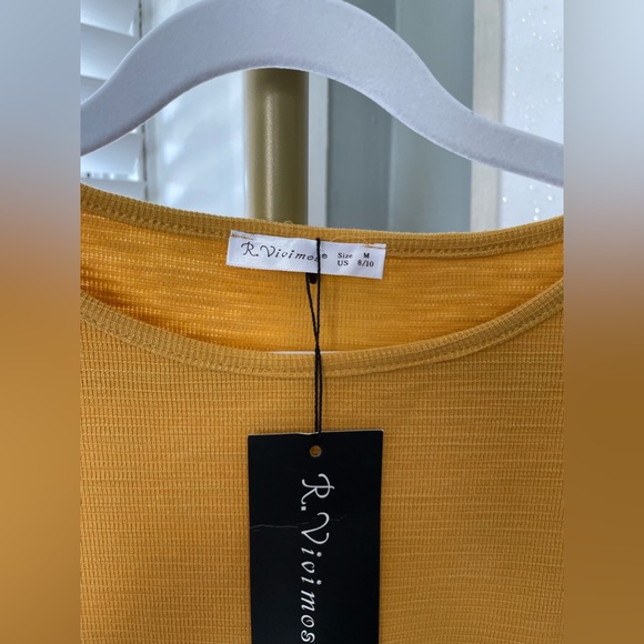 NWT beautiful R. Vivimos fall color dress size medium - Picture 3 of 4